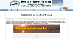 Desktop Screenshot of bostonsportfishing.com